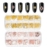 Box of mixed designs metal studs