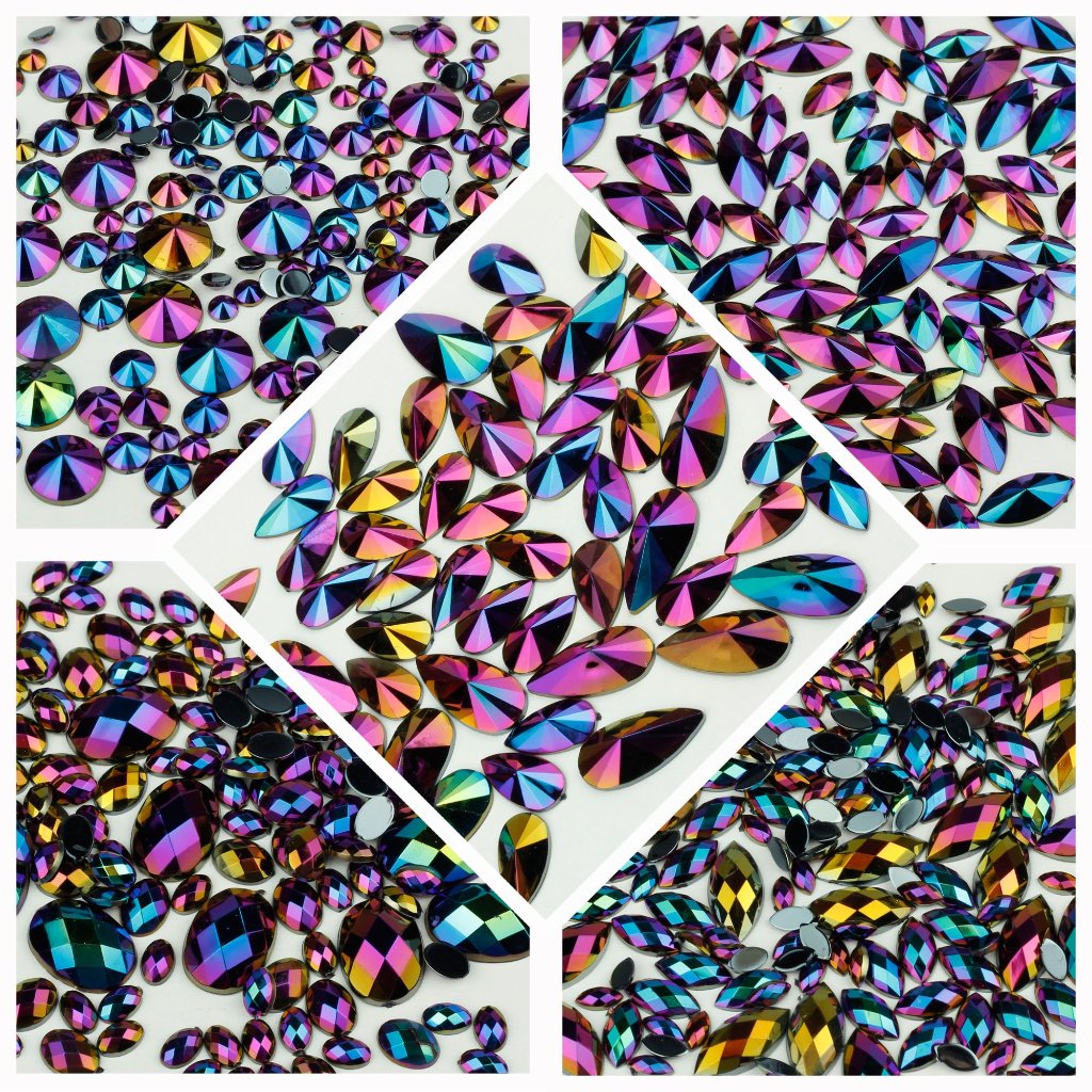 evol petrol face gem shapes great for festival season