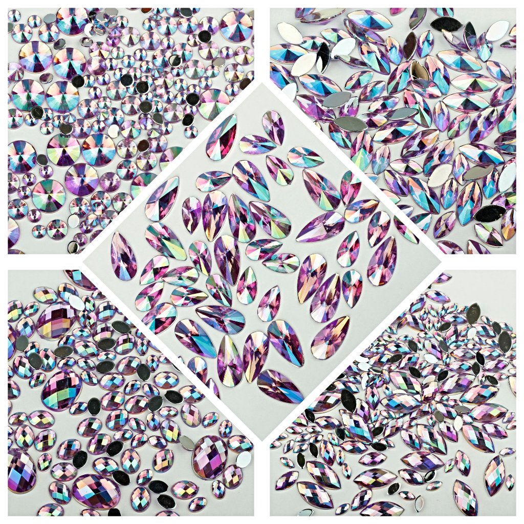 evol amethyst face gems choose your shape