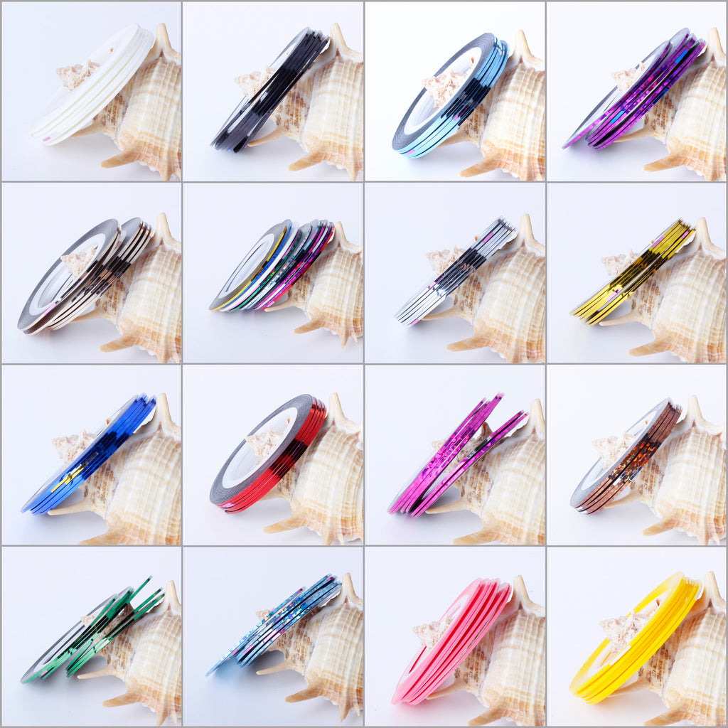 Nail Art Striping Tape silver gold holographic