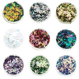 Choice of 12 Colours Duo Chrome 3D Glitter Chevrons