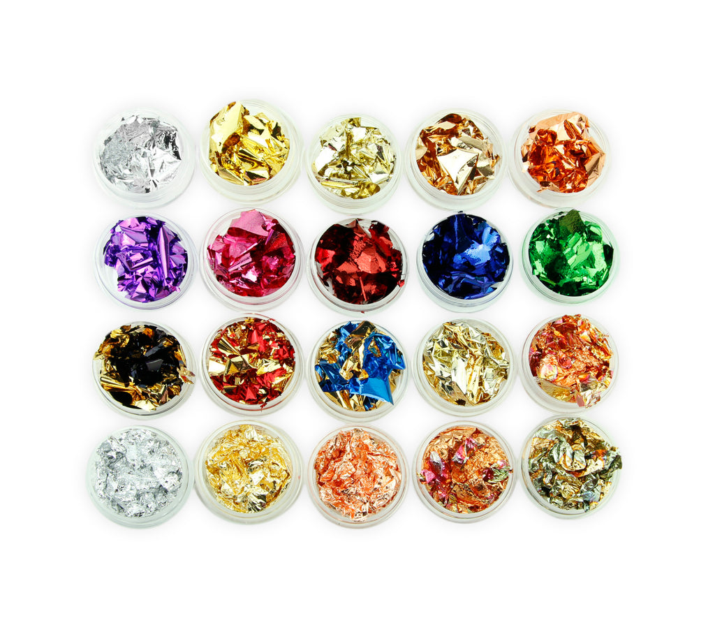 Metallic Metal Foil Leaf, Choose from 20 colours.