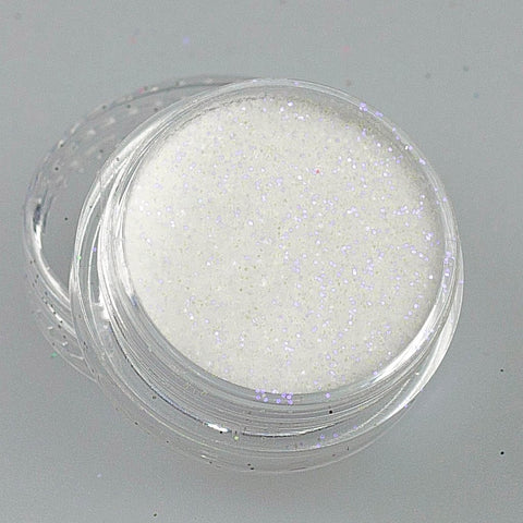evol purple white glitter eyeshadow pot