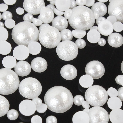 evol foiled flat back pearl mix