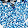 #34 Persian Blue - Bag of Flat Back Rhinestone Face Gems in Choice of 2,3,4,5 or 6mm