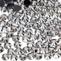 #35 Metallic Gun Metal - Bag of Flat Back Rhinestone Face Gems in Choice of 2,3,4,5 or 6mm