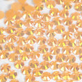 A5 Orange Flat Back AB Iridescent Rhinestone Face Gems in 2-6mm