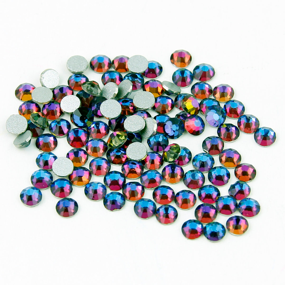 ?€�Blue Flame?€‘ Glass Rhinestone Face Gems 2mm-5mm