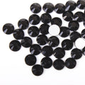 evol black glass rhinestone face gems