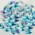 "Topaz" 10g Bag of Flat Back Face Gems in a Choice of Shapes