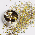chunky glitter mix festival gold