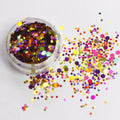 evol circus gold chunky festival glitter mix