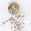 evol harlequin chunky festival party glitter mix