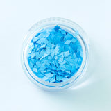 Fluorescent/UV Blue Diamond Shape Face Glitter Size 1mm - 3mm