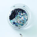 Holographic Smoke Diamond Shape Face Glitter Size 1mm - 3mm