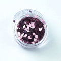 Metallic Pink Diamond Shape Face Glitter Size 1mm - 3mm