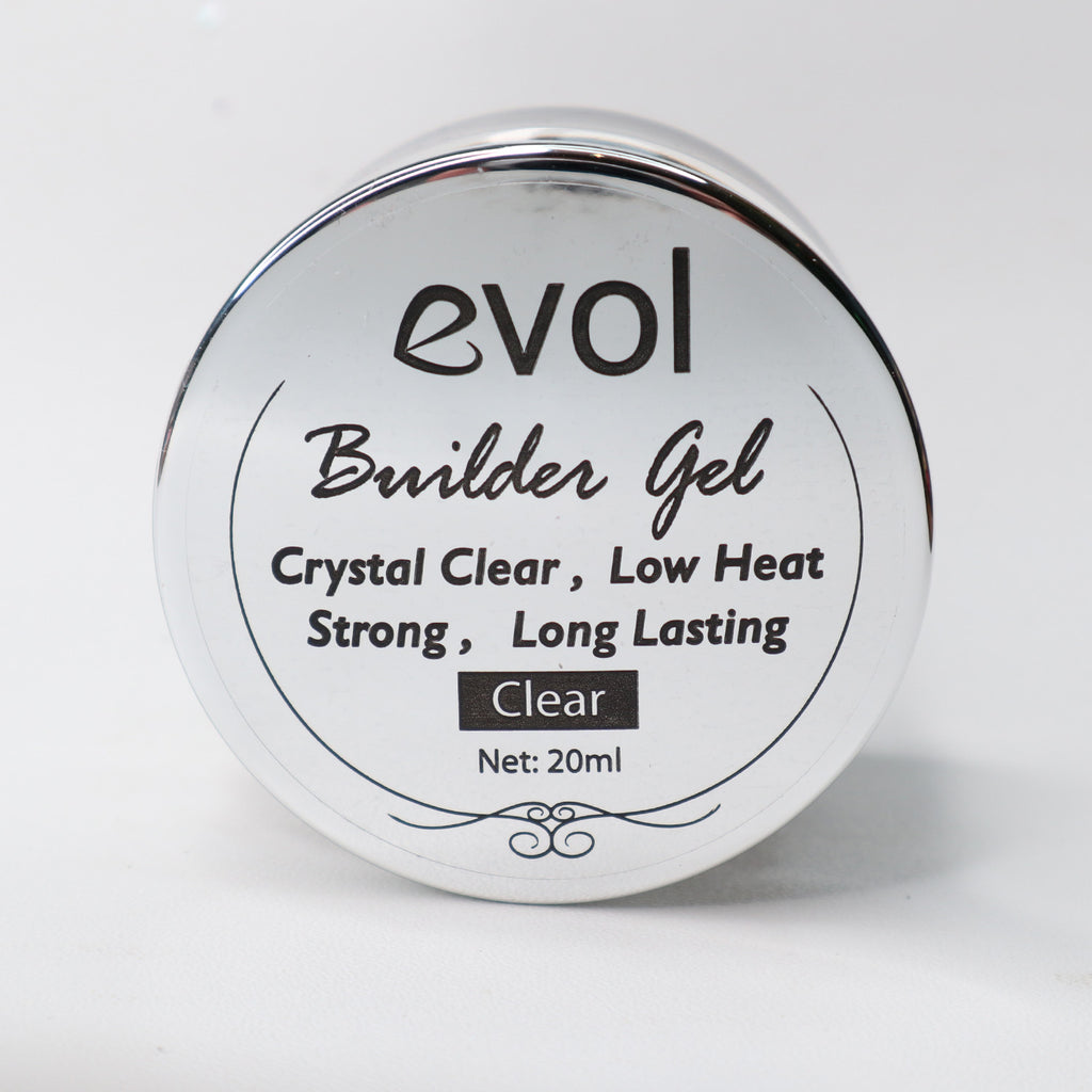 Crystal Clear Builder Low Heat Hard Gel Thick Self-levelling UV Nail Extension