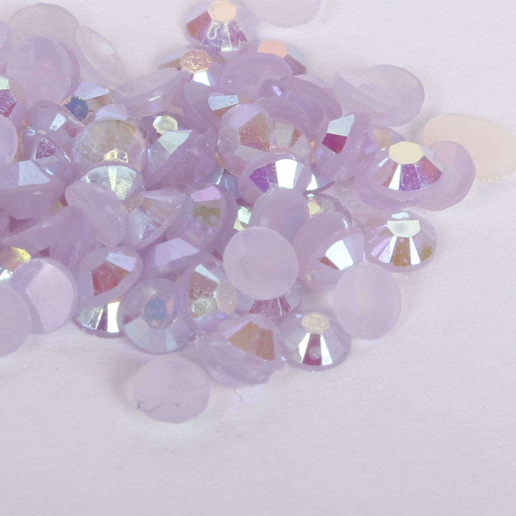 evol lavender ab iridescent resin rhinestone face gems