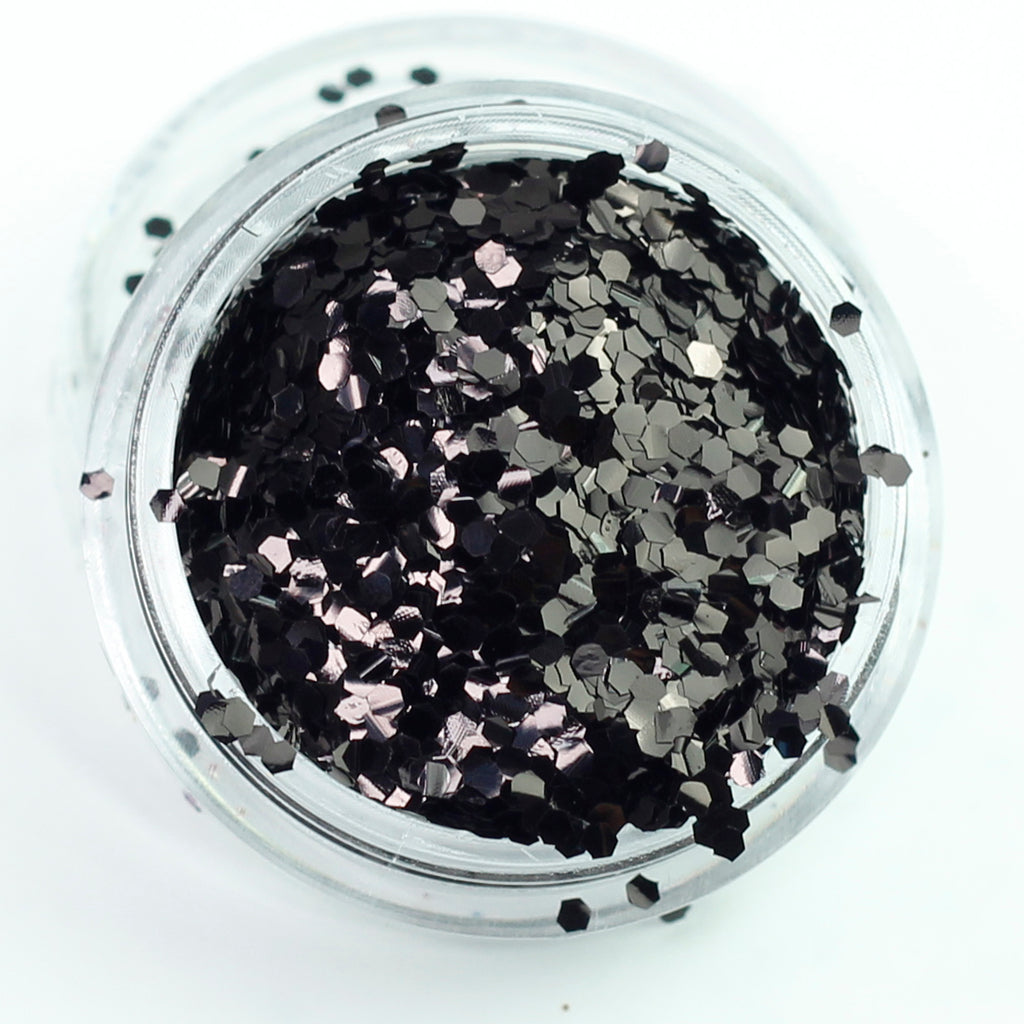 "Black" Eco-Friendly Biodegradable Glitter
