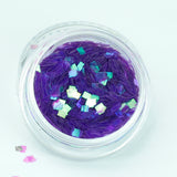 Iridescent Lilac 1.5mm Square Cosmetic Glitter