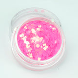 Iridescent BBG Pink 1.5mm Square Cosmetic Glitter