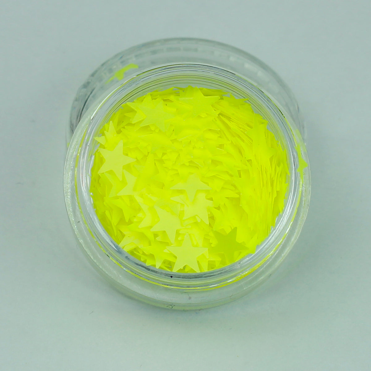 fluorescent uv yellow festival face glitter evol