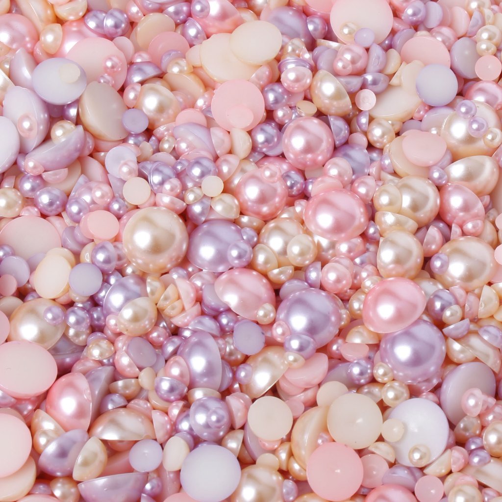 evol candyfloss candy land flat back pearl face gems