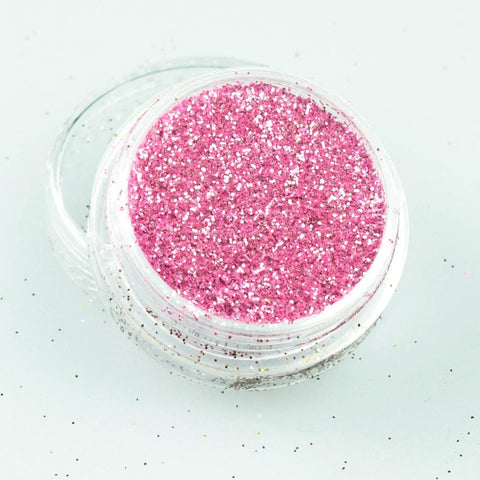 Outtie Pink Powder Glitter/White