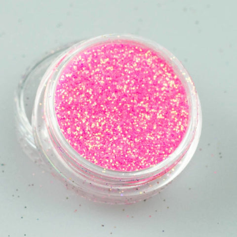 evol peony pink iridescent glitter eyeshadow pot