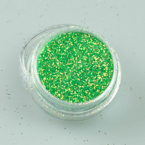 Translucent "Leprechaun" Iridescent Fine Dust Cosmetic Glitter Pot