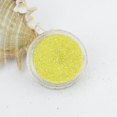 "Sunflower Yellow" Translucent Iridescent Fine Dust Cosmetic Glitter 2g Pot