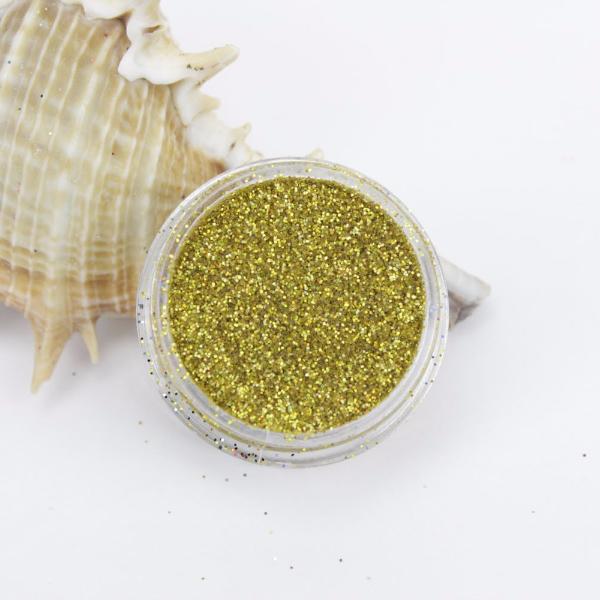 evol holographic gold dust face glitter