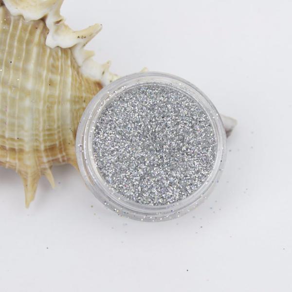 evol holographic silver dust face glitter