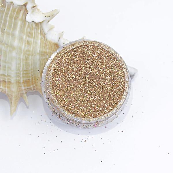 evol champagne gold ore holographic dust face glitter
