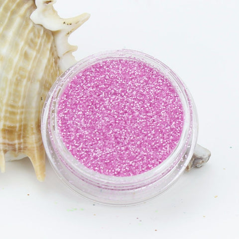 evol raspberry pink pearl dust face glitter