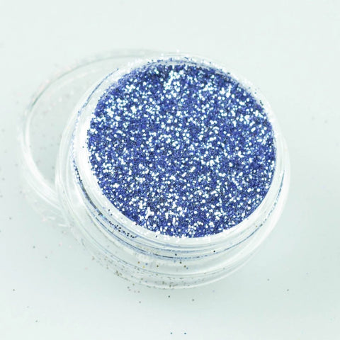 evol midnight metallic blue glitter eyeshadow pot