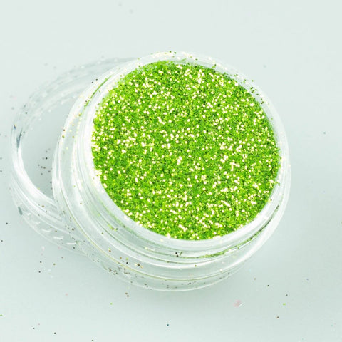 "Zesty Green" Metallic Fine Dust Cosmetic Glitter Pot