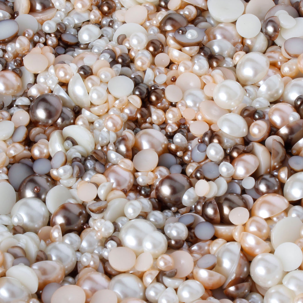 beach pearl mix face gems evol