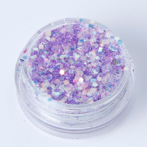 "Lilac" Fine Cosmetic Glitter Mix